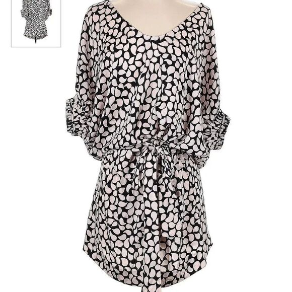 DVF Edna Silk Dress Size 12 - Picture 2 of 6